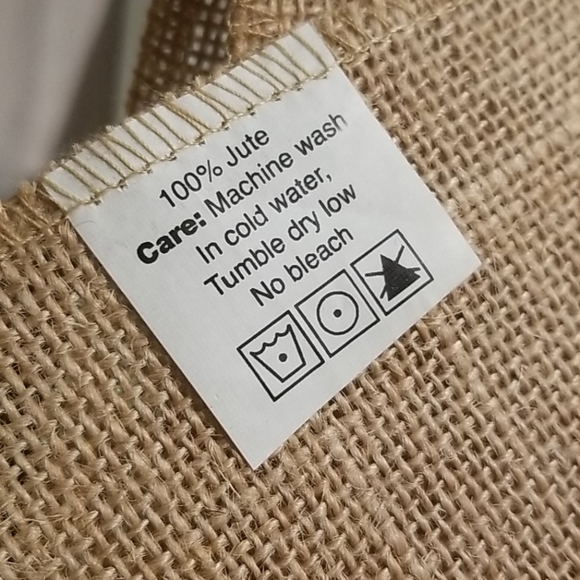 Jute Tan Burlap Table Runner New - Picture 3 of 5